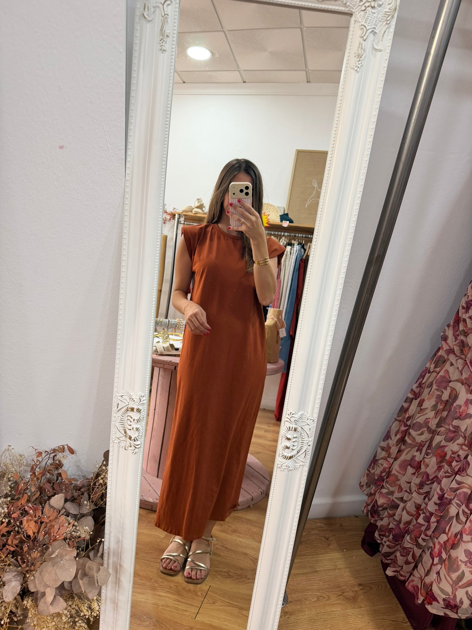 Vestido hombreras