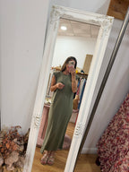 Vestido hombreras