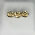 Broche tres flores