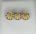 Broche f  tres margaritas