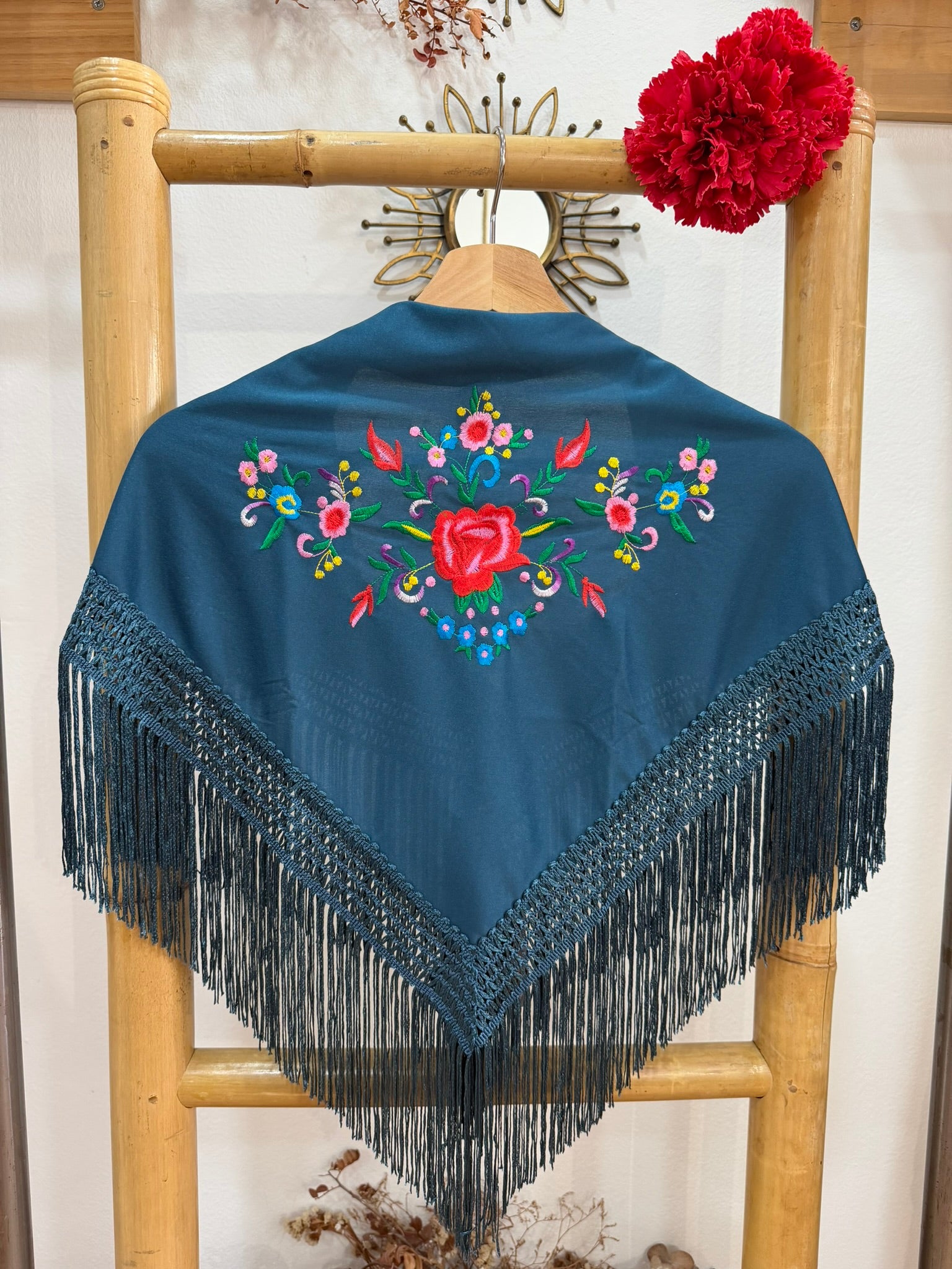 Mantón f low cost niña