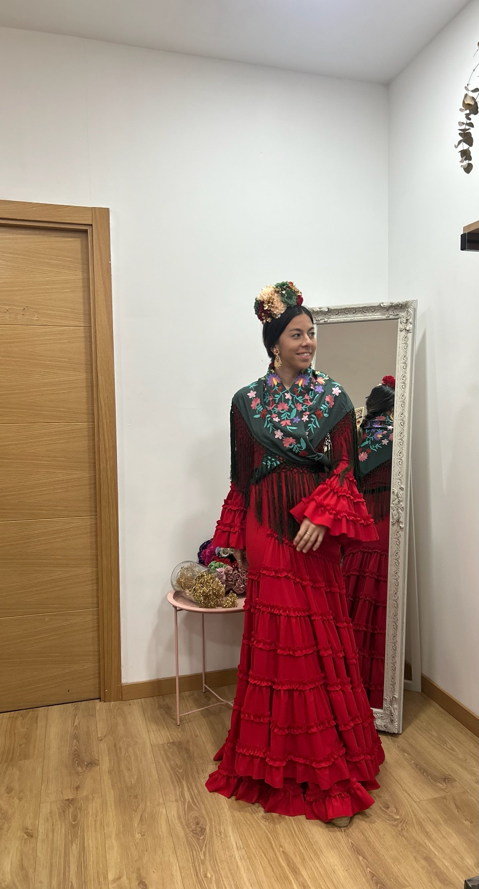Vestido Flamenca Lola rojo