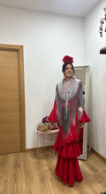 Vestido flamenca Cádiz rojo