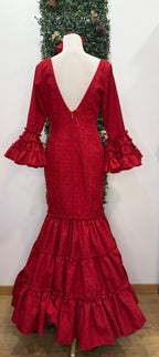 Vestido f carmela rojo con rojo