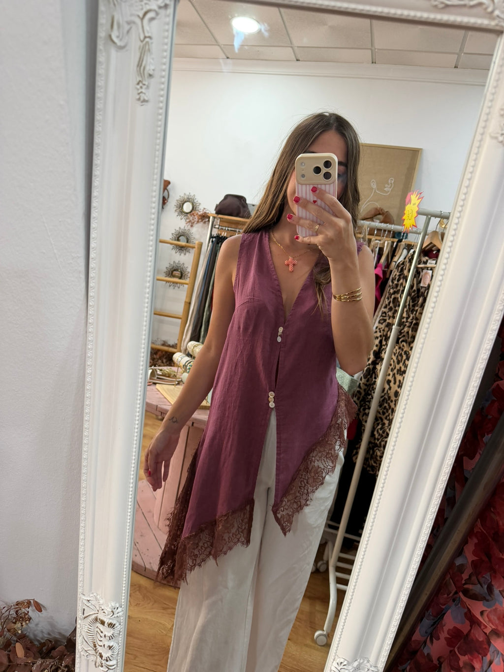 Blusa lencera