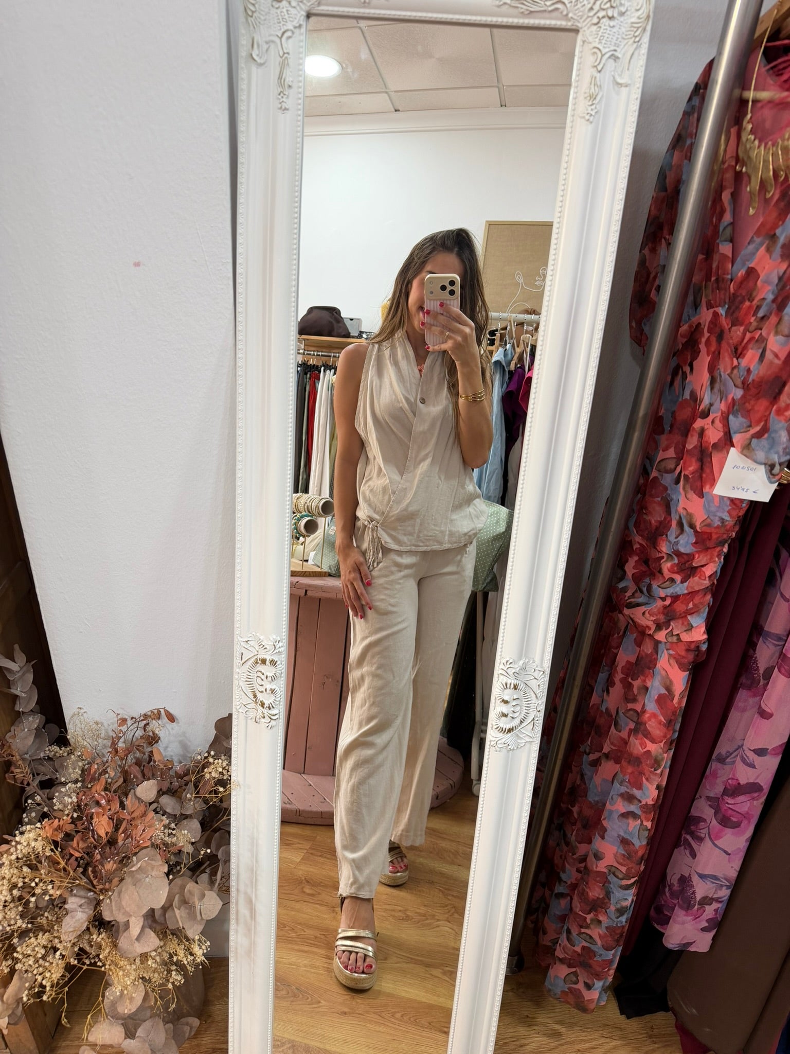 Pantalón lino