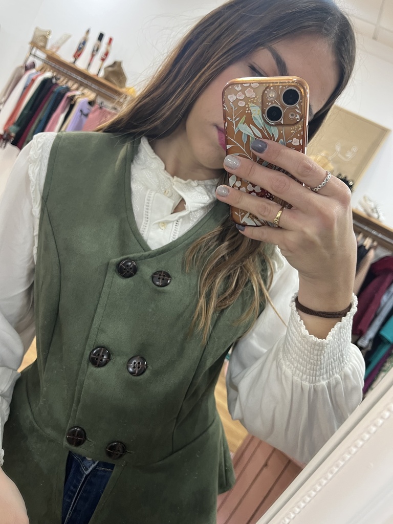 chaleco ante botones