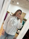 Blusa lazo arruga