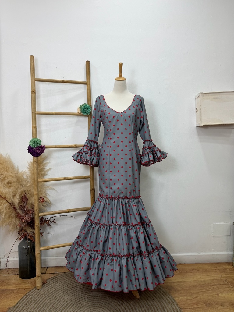 Vestido f Carmela lunares