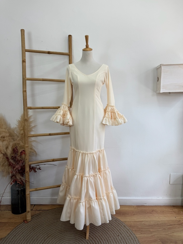 Vestido f Carmela liso