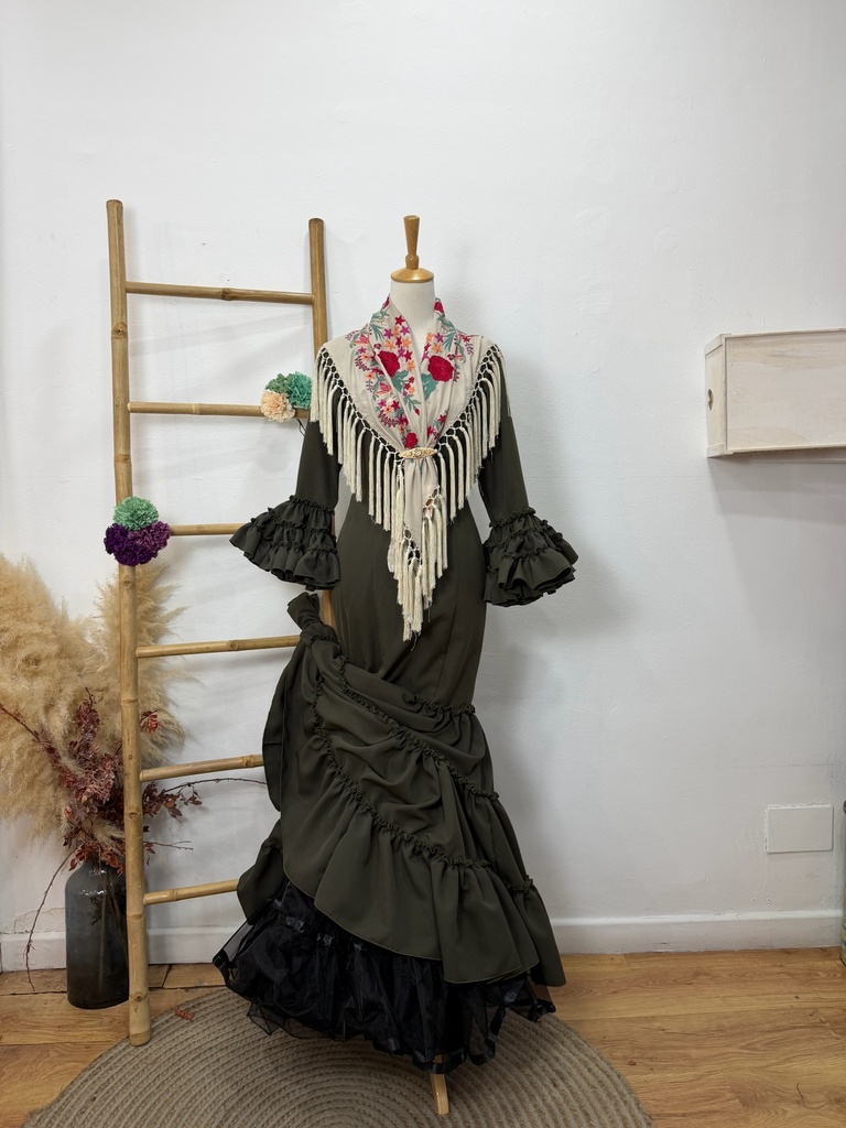 Vestido f Carmela liso