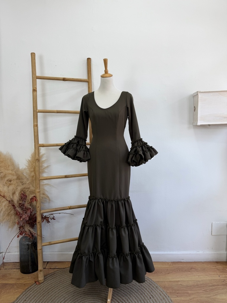 Vestido f Carmela liso