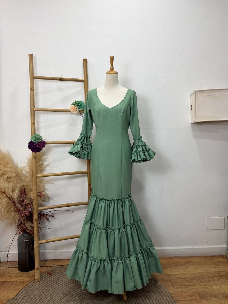 Vestido f Carmela liso