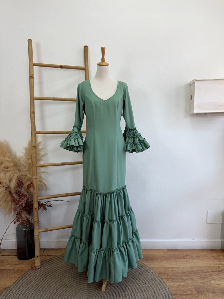 Vestido f Carmela liso