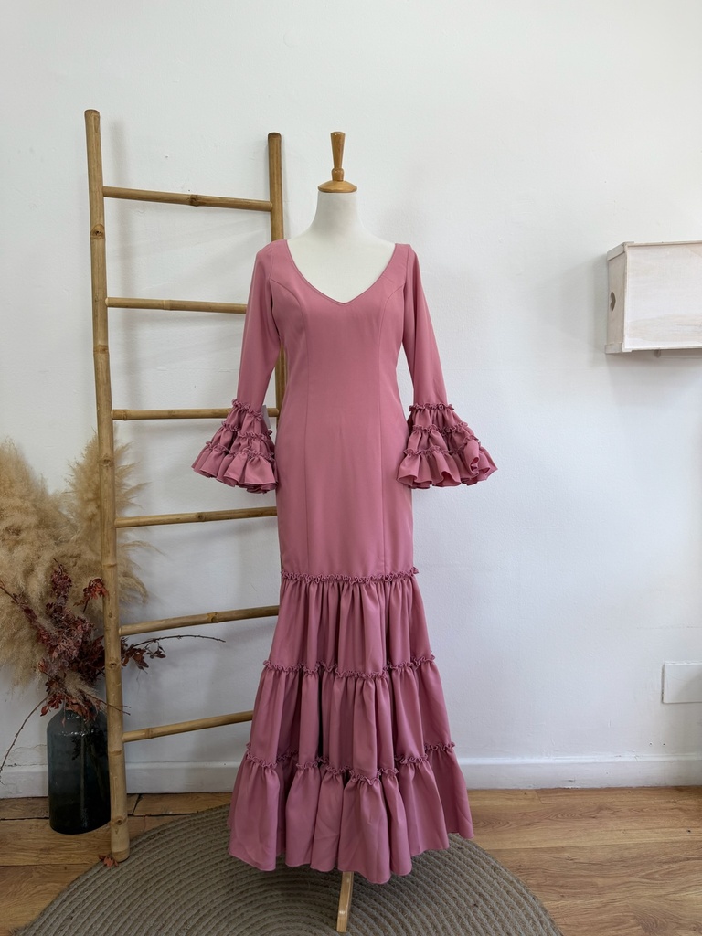 Vestido f Carmela liso