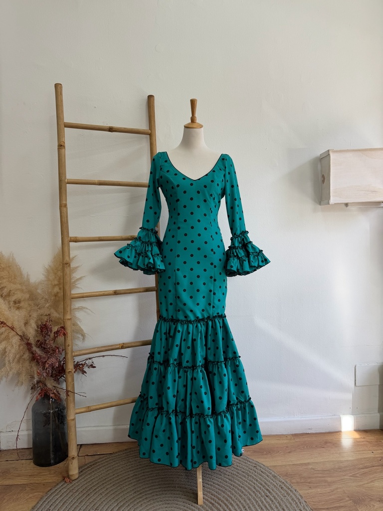 Vestido f Carmela lunares