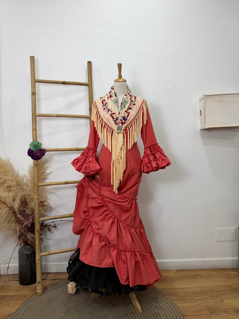 Vestido f Carmela liso