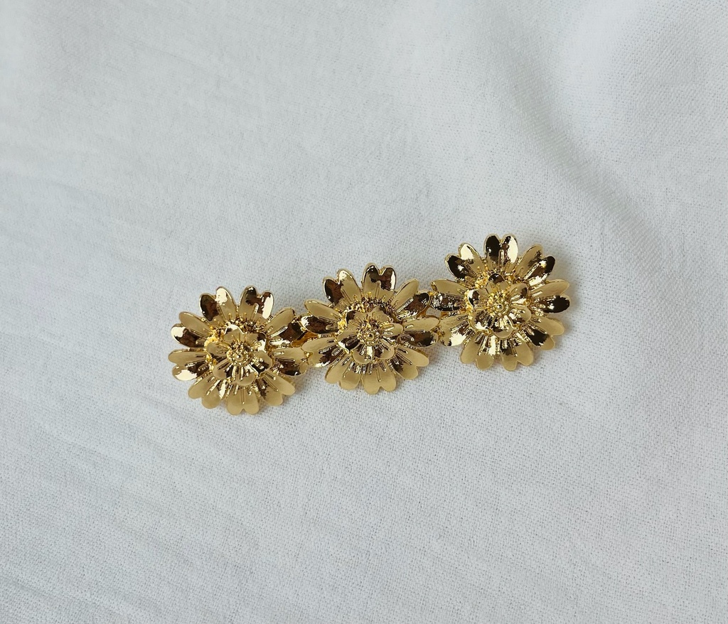 broche 3 flores