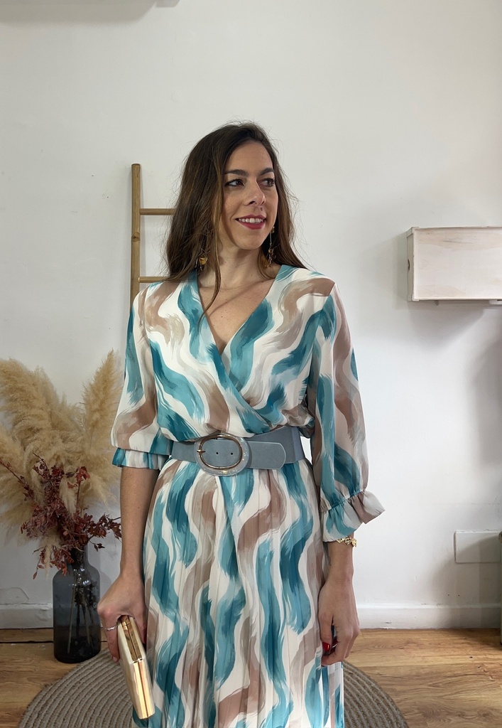 Vestido estampado floral