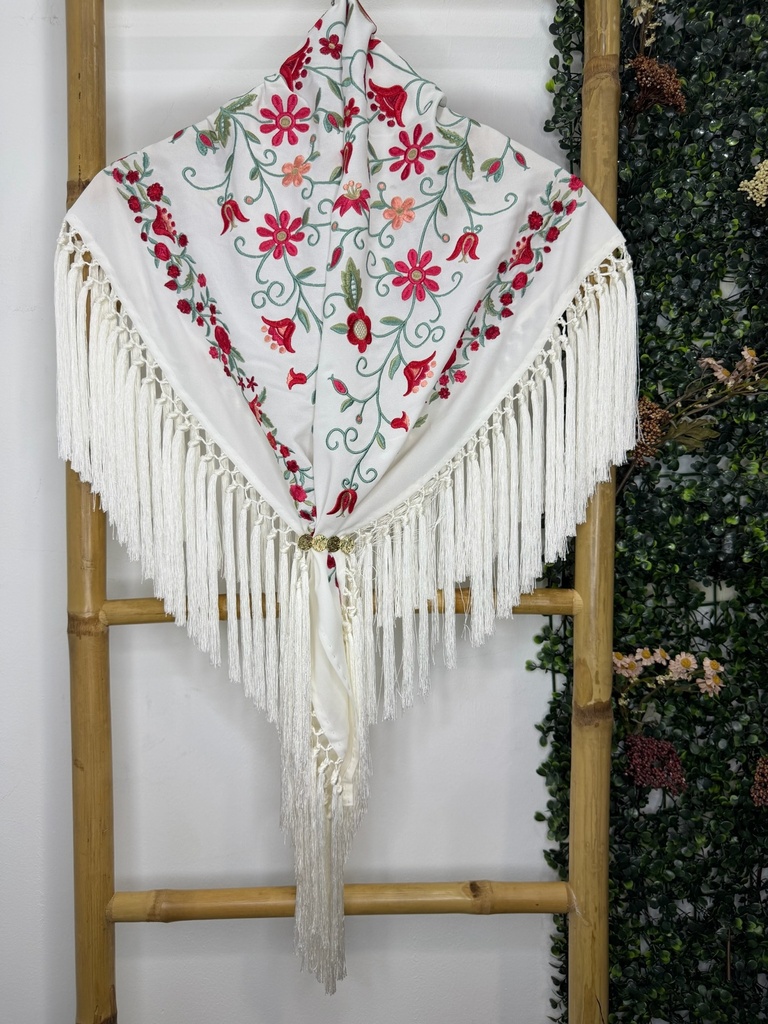 Manton flamenca acebuche