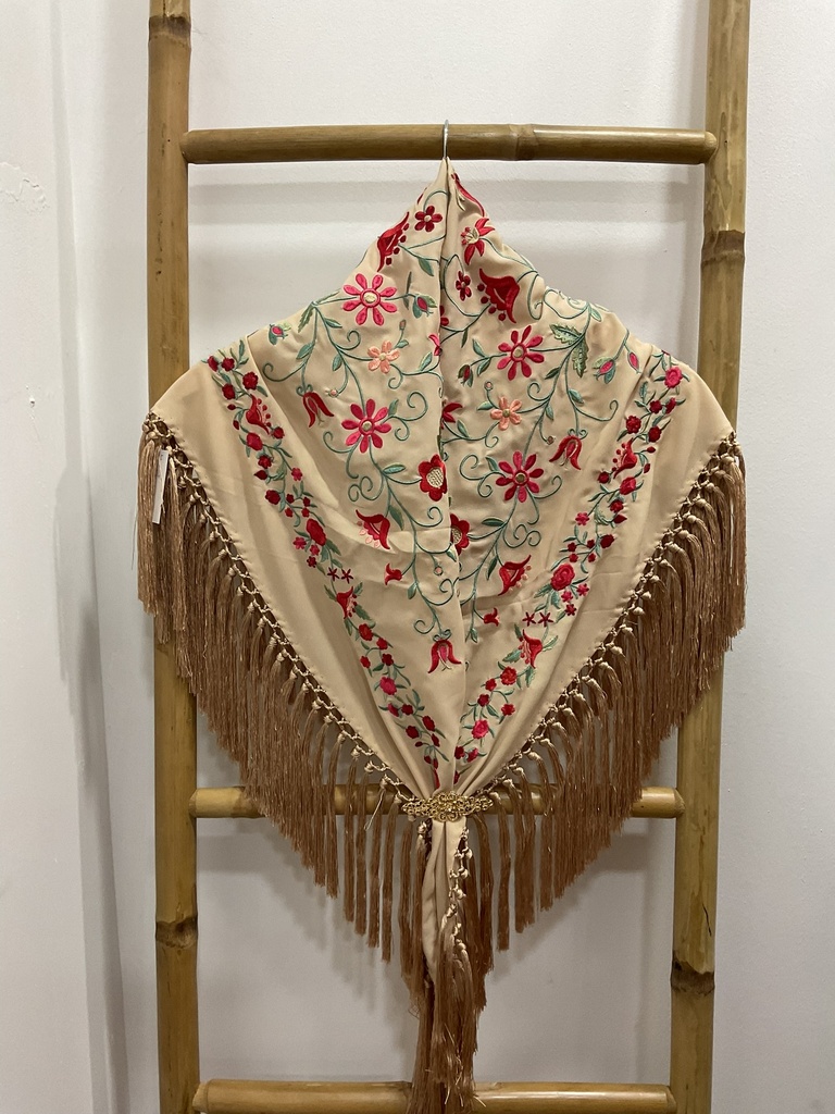 Manton flamenca acebuche