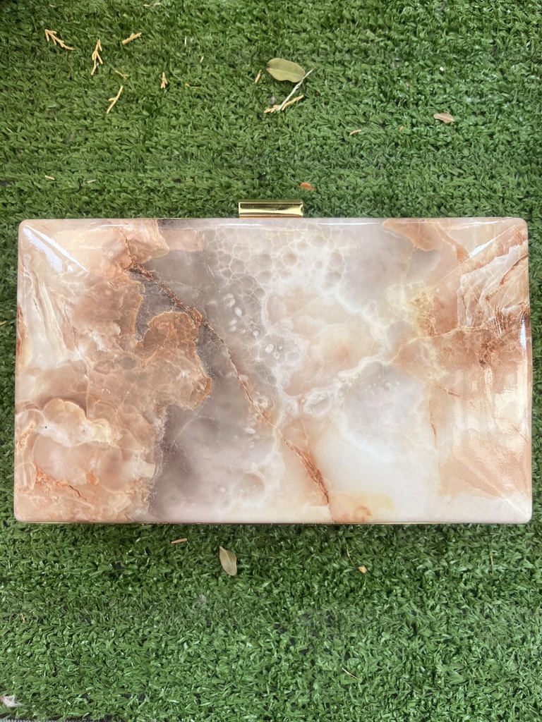 Cartera efecto marmol