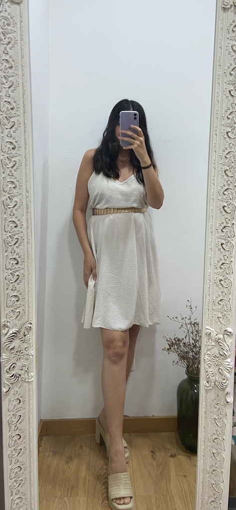 vestido tirante
