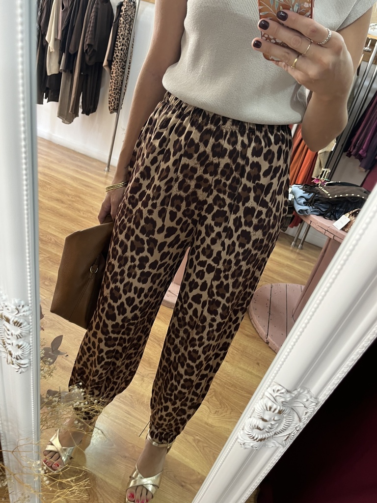 Pantalón bombacho animal