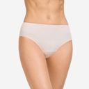 Pack de tres bragas midi “skin” de microfibra efecto otomán 