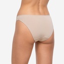 Pack de tres bragas bikini “skin” de microfibra efecto otomán 