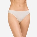 Pack de tres bragas bikini “skin” de microfibra efecto otomán 