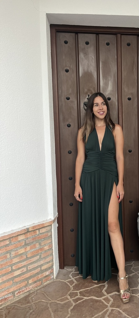 Vestido espalda descubierta