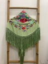 manton flamenca amapola