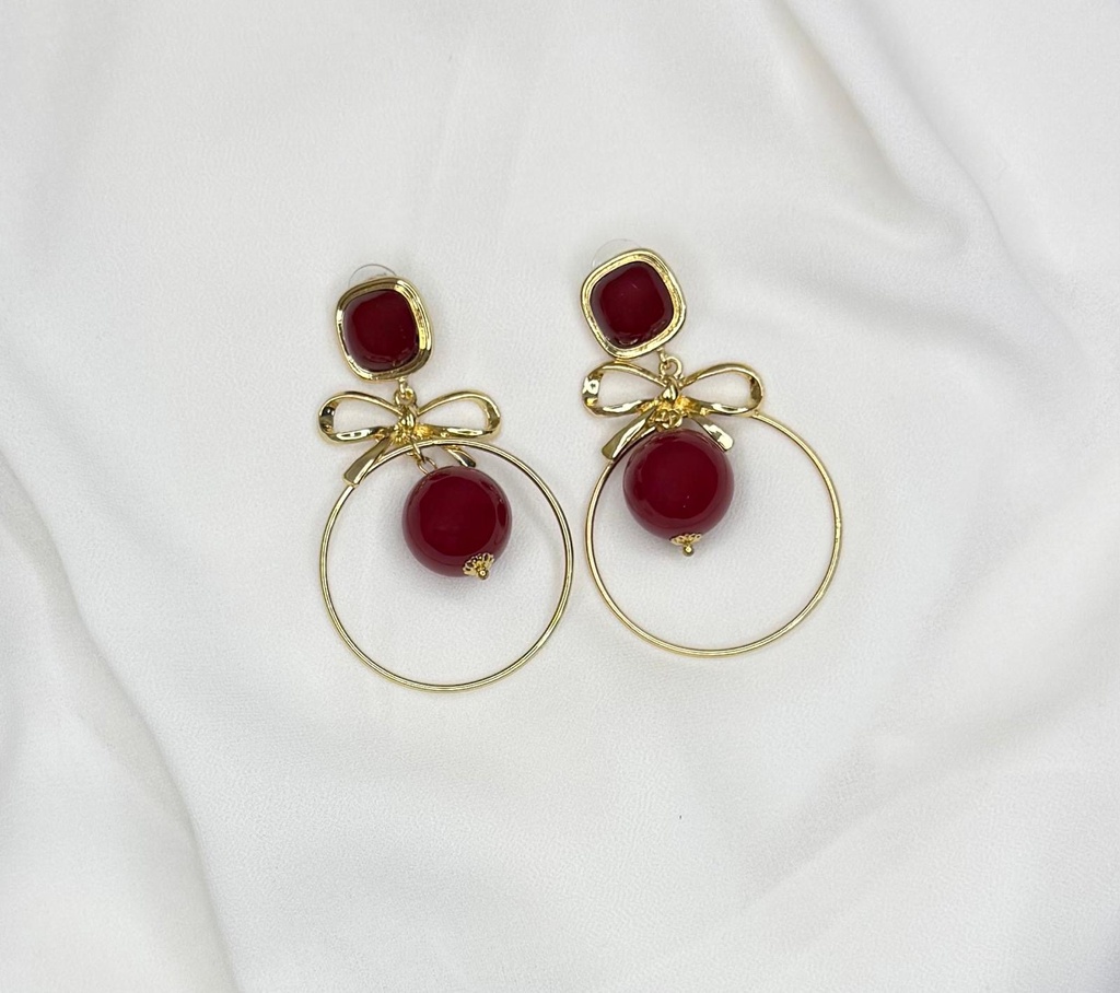 [p2593burdeos] pendiente f bola (Burdeos)