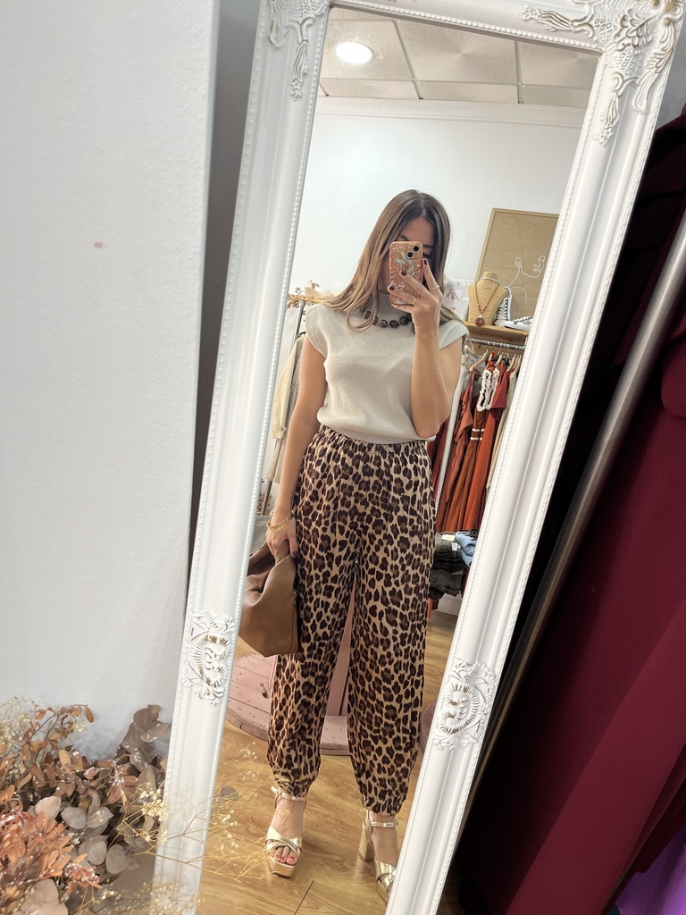 Pantalón bombacho animal