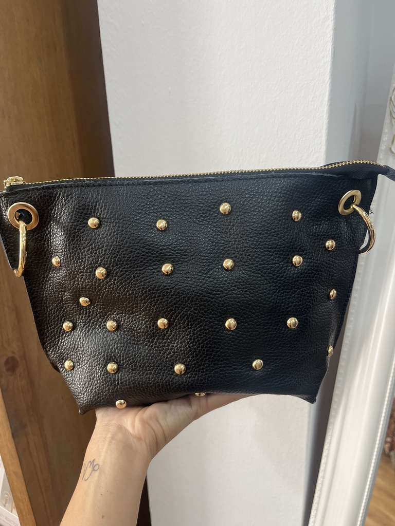 [260001negro] Bolso tachuelas
