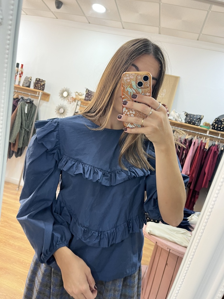 Blusa 2 volantes