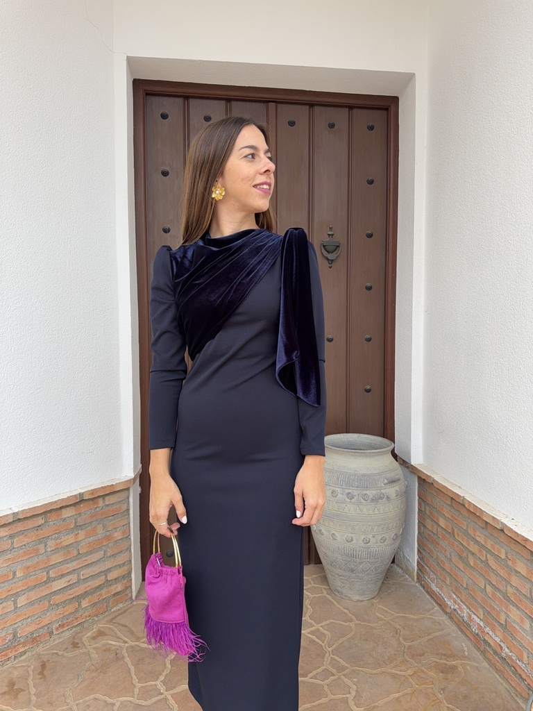 vestido candelaria terciopelo 