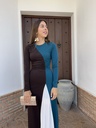 Vestido bicolor