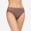 Pack de tres bragas midi “skin” de microfibra efecto otomán 