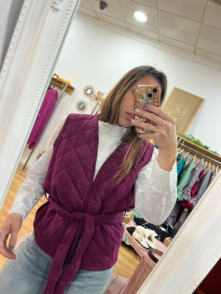 [32196aberengena] chaleco acolchado (Berengena)