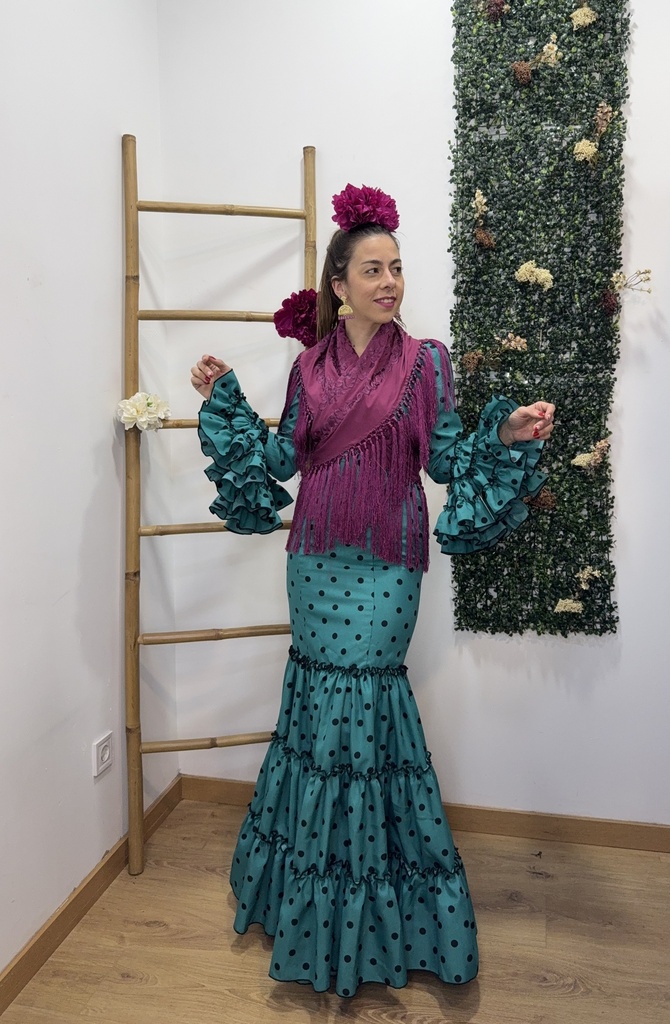 Vestido f Carmela lunares