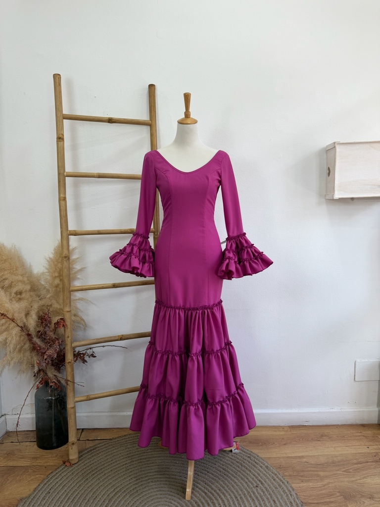 Vestido f Carmela liso