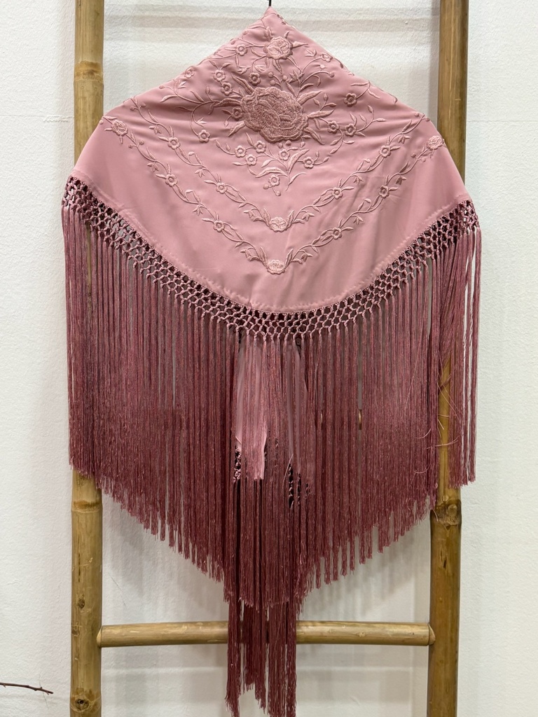 [270003rosamaquillaje] manton flamenca bordado cayetana (Rosa Maquillaje)