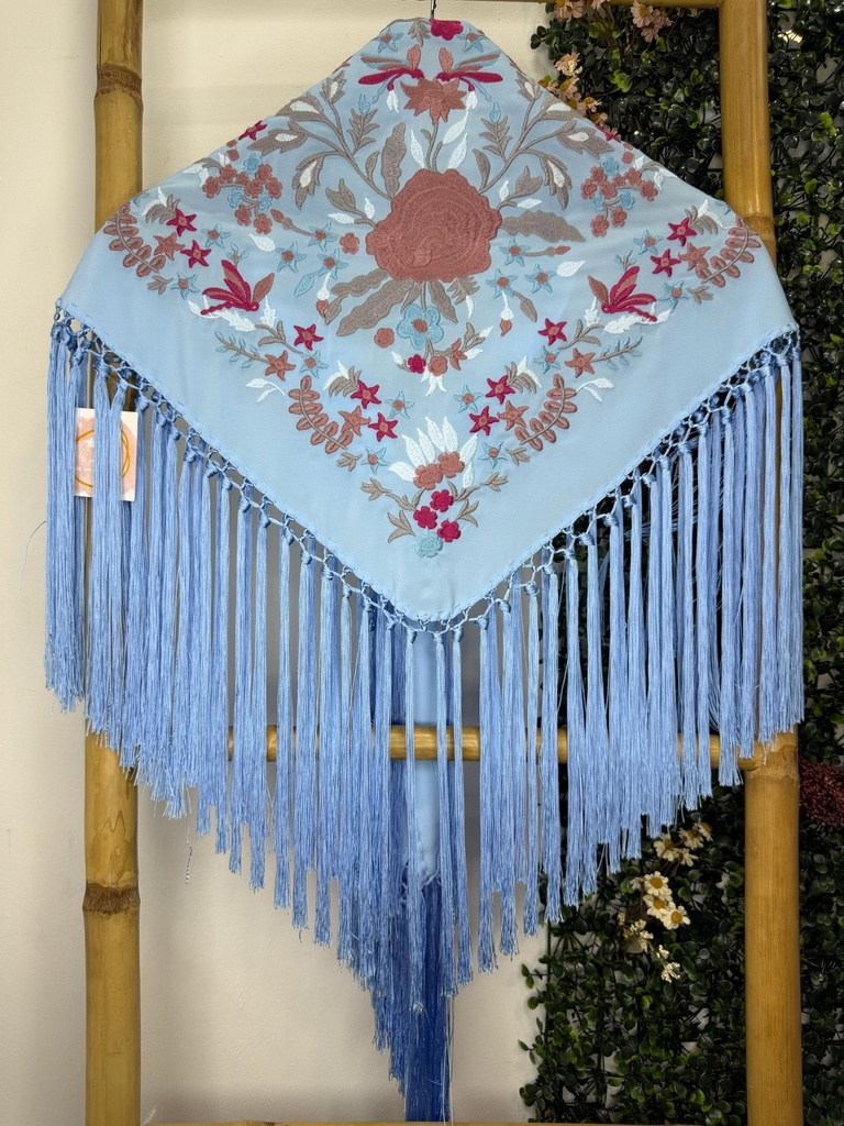 [M02azulceleste] Manton f Rocio (Azulceleste)