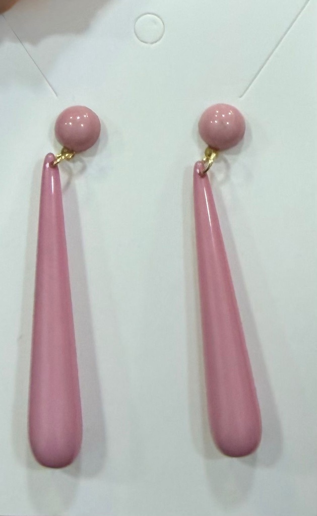 [20247rosamaquillaje] pendiente f lagrima (Rosa Maquillaje)