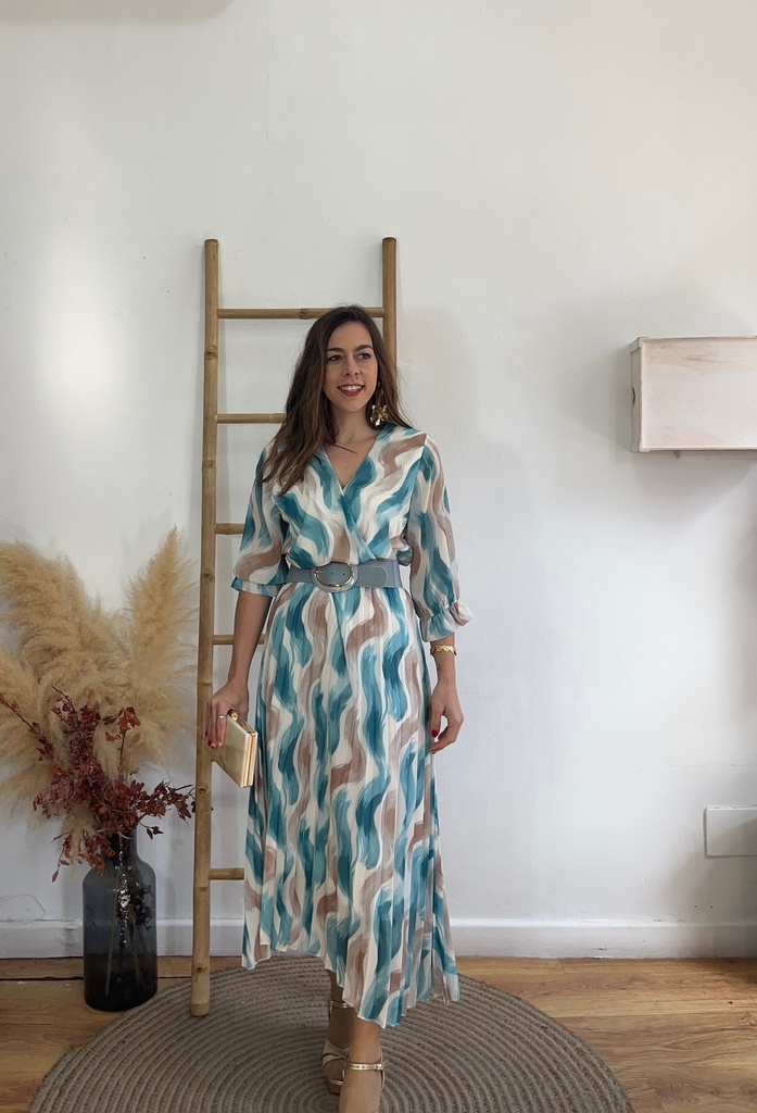 Vestido estampado floral