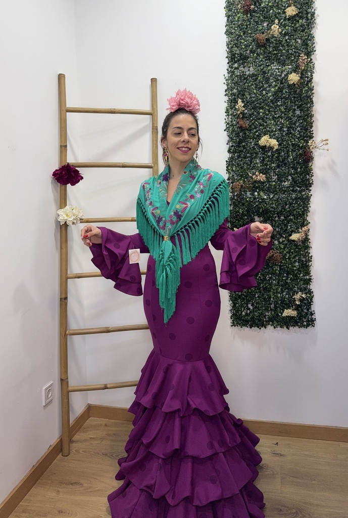 [04055buganvilla1] vestido f triana lunares (Buganvilla, 1)