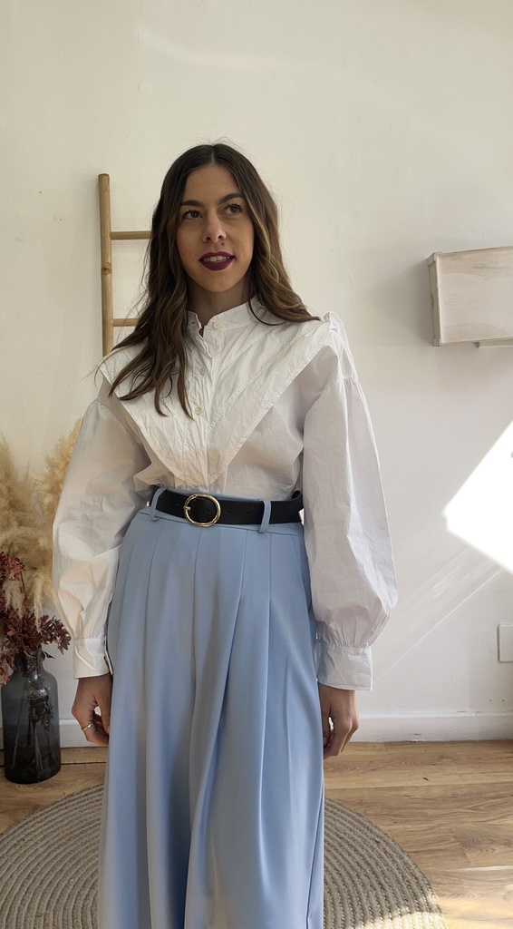 Pantalon pinza ancho