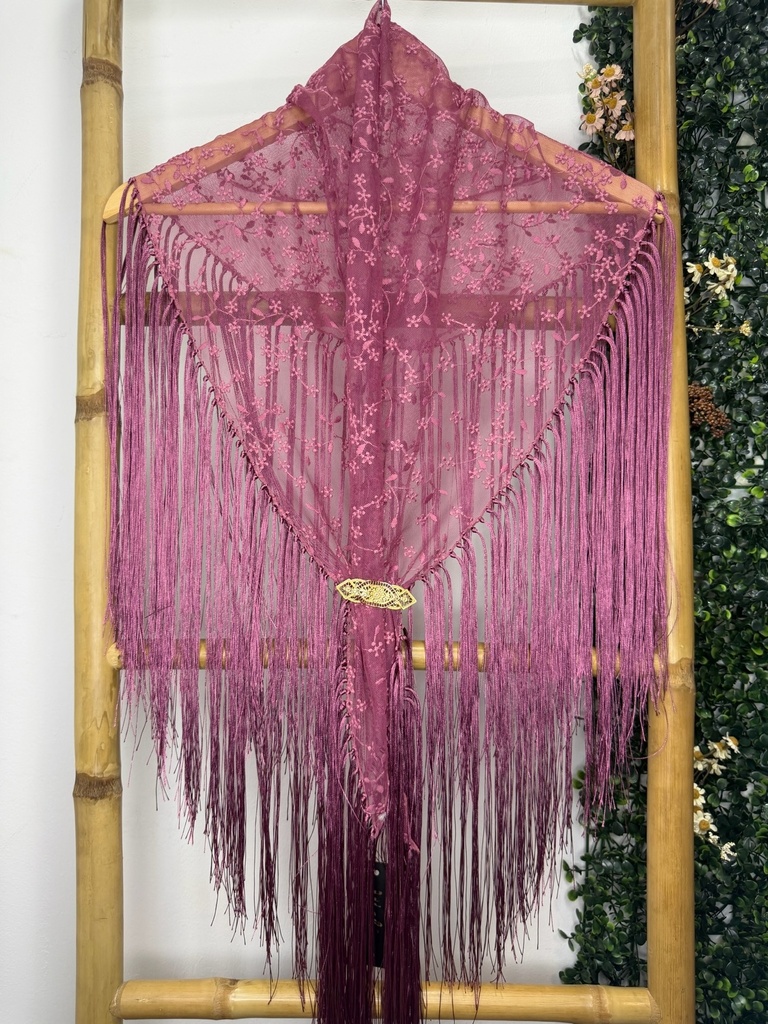 [22513rosamaquillaje] manton f florecitas  (Rosa Maquillaje)